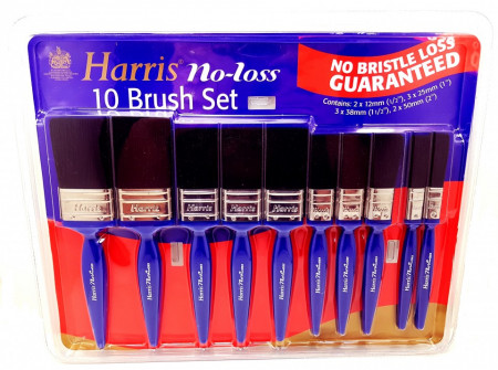 Set 10 pensule pentru vopsit universale Harris