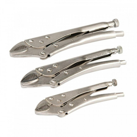 Set 3 clesti autoblocanti, heavy duty, 130 , 170, 210 mm, Silverline