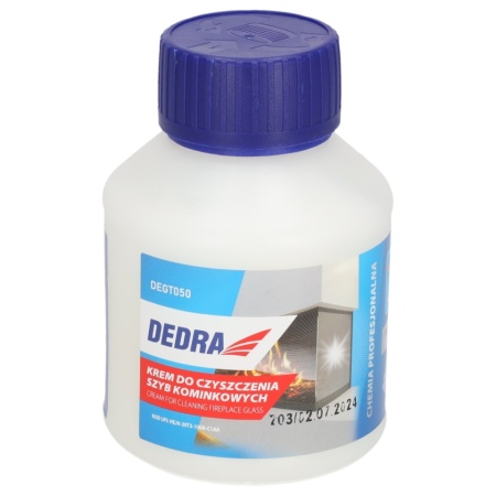 Solutie crema curatat sticla semineu, 250ml, Dedra