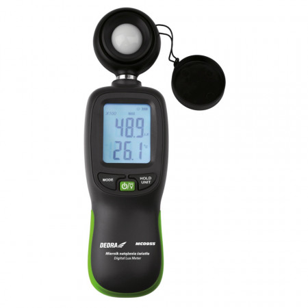 Aparat pentru masurat intensitate lumina, luxmetru, temperatura, Dedra