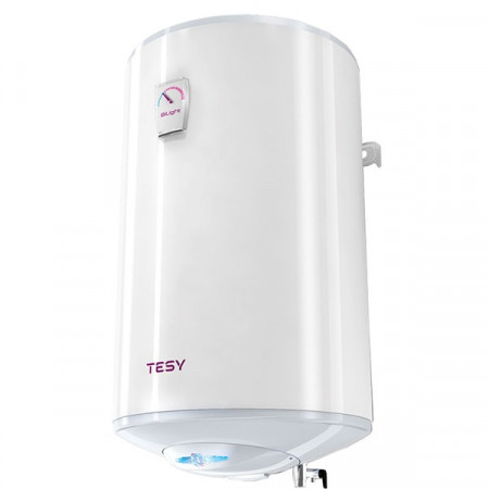 Boiler termo-electric vertical TESY BiLight cu 1 serpentina, 120l, 2000W, 8 bar, alb