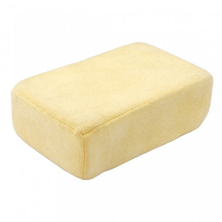 Burete cu piele artificiala caprioara, 80x125x45mm, aburire geamuri auto, Silverline