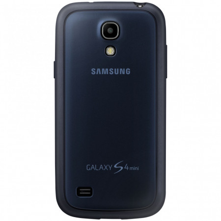 Husa de protectie Samsung EF-PI919BNEGWW pentru Galaxy S4 Mini I9195, Blue Navy