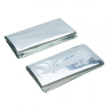 Pătură de urgență ideal pentru supraviețuire, 1m x 2m , Silverline Emergency Blanket