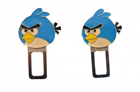Set 2 anulatoare centura, sunet centura, Angry Birds, albastru, Disney