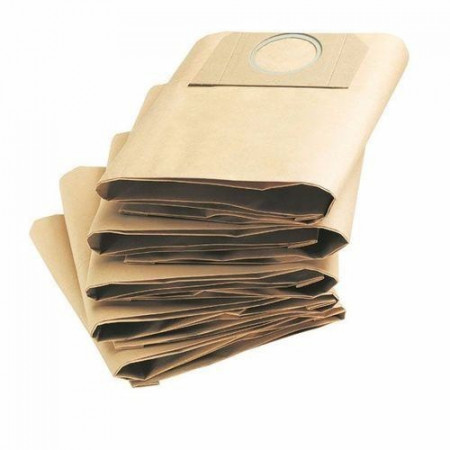 Set 5 saci de hartie reverva pentru aspirator , Dedra