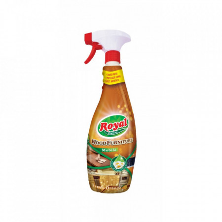 Solutie curatat lemn, mobila, parchet, 750ml, extract de musetel, Royal