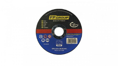 Disc debitat otel, 115x2.5mm, F.F. Group