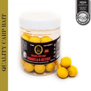 Momeala atractiva pescuit Pop-up solubil ananas & nbutiric, 25gr