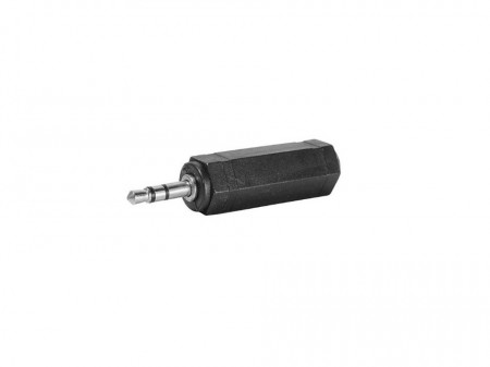 Mufa adaptor mono profesionala, jack 3.5 tata la jack 6.3 mama, Lumberg