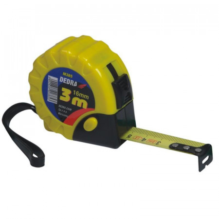Ruleta 3m/16mm dublu stop, blister