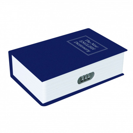 Seif tip carte cu cifru in combinatie de 3 cifre  , Silverline 3-Digit Combination Book Safe Box