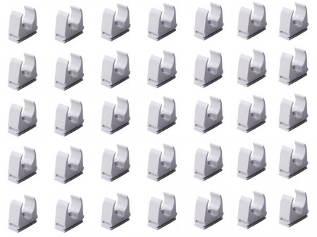 Set 100 cleme fixare teava ppr, cupru, 16mm, Proline