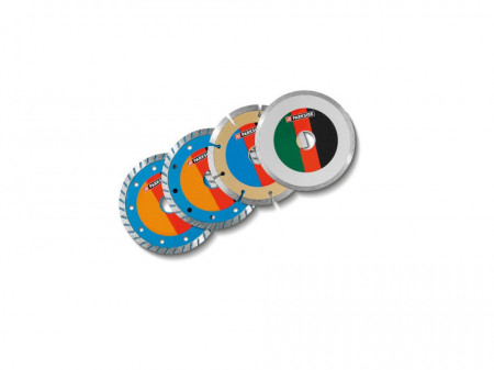 Set 4 discuri diamantate taiat ceramica, zidarie, gresie, faianta, 125mm, prindere 22.23mm, Parkside