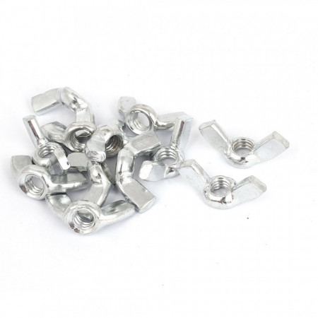 Set 80 piulite galvanizate tip fluture, 12mm, F.F. GROUP