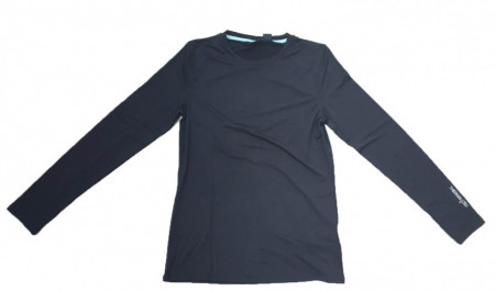 Bluza termica femei, ultra-usoara, M, elastica, neagra, Crivit