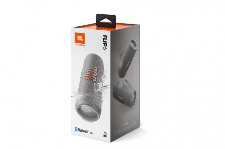 Boxa portabila JBL Flip 6, Bluetooth, PartyBoost, IP67, USB C, 12h, Gri