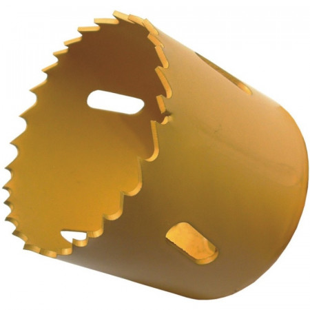 Carota bimetal pentru gaurit otel, aluminiu, plastic, lemn, gips carton, 57 mm, Dedra