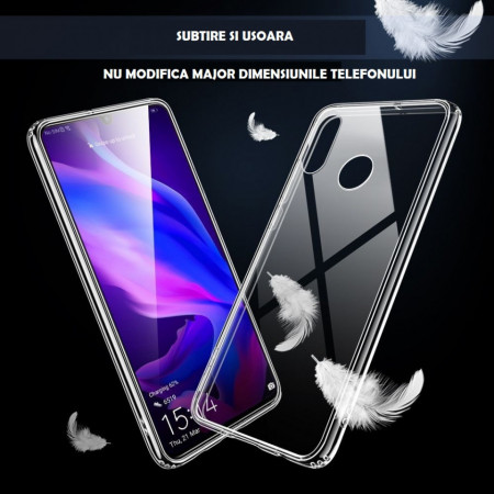 Husa HIBRID, TPU-Sticla securizata, Esr pentru Huawei P30 Lite Clear