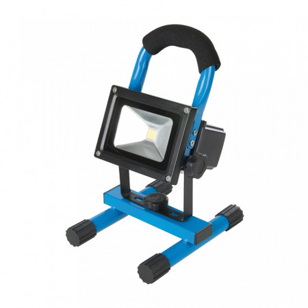 Lampa portabila de lucru cu acumulator intern, 220v, 12V auto, 5W LED COB, 360lmn, Silverline