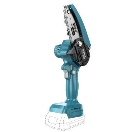 Mini ferastrau cu lant, alimentare acumulator 18V ( neinclus), lama 4", Dedra DED6984