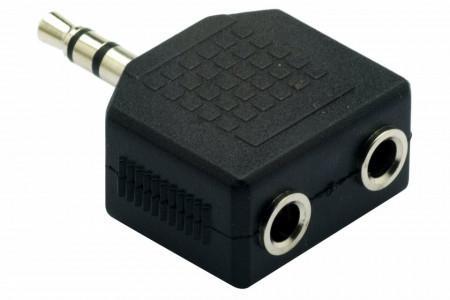 Mufa adaptor stereo, splitter, jack 3.5 la 2 x jack 3.5, Lumberg