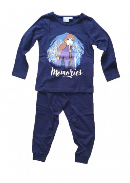 Pijama copii, bluza + pantalon, marimea 98 - 104, 2-4 ani, Disney Frozen