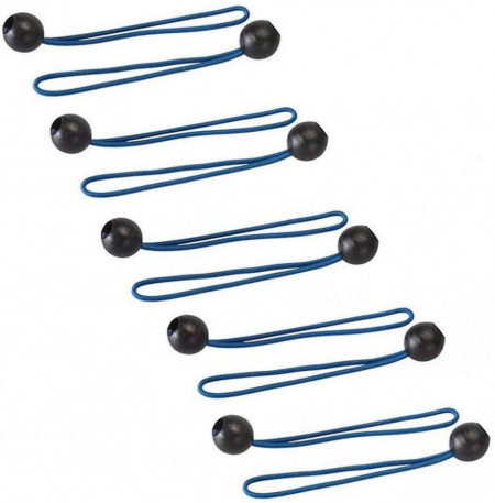 Set 10 prinderi foaie cort ,elastice cu bila, 175mm, Silverline