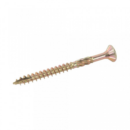 Set 100 suruburi lemn, anti-crapare lemn, 5x60mm, cap torx, bit inclus, Fixman