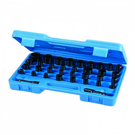 Set tubulare de impact 35 piese , Silverline Impact Socket Set 35pce