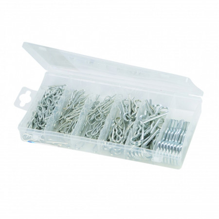Sigurante tip R , 150 piese , Silverline 'R' Clips Pack