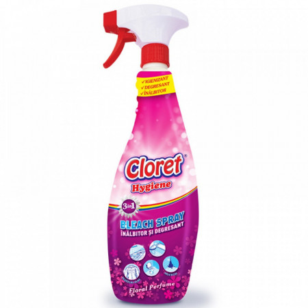 Solutie degresanta pe baza de clor pentru baie, 750ml, parfum floral, Royal