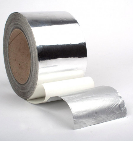 Banda aluminiu autoadeziva 75mm x 45m, Fixman