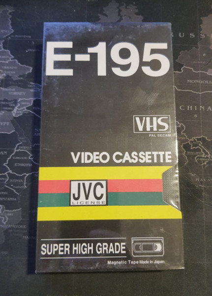 Caseta video VHS, E-195, Super HIGH Grade