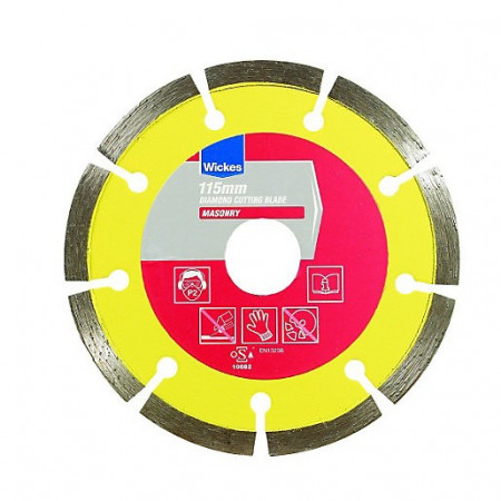Disc profesional taiat zidarie, caramida, 115 x 22.23, Wickes