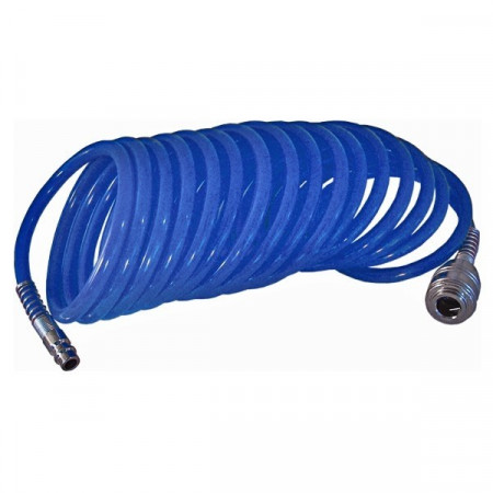 Furtun spiralat pentru compresor aer cu mufe ,5M , 12 bar , Pansam
