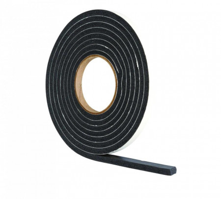 Garnitura universala geamuri, usi, spuma EVA, 10.5m, negru, Fixman