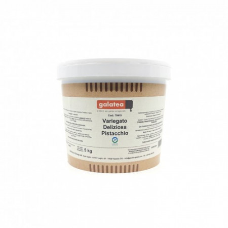 Pasta variegat pentru inghetata artizanala de fistic, 3Kg, Variegato Deliziosa Pistacchio, Galatea