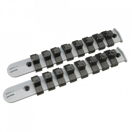 Set 2 sine stocare 16 tubulare, 3/8, Silverline