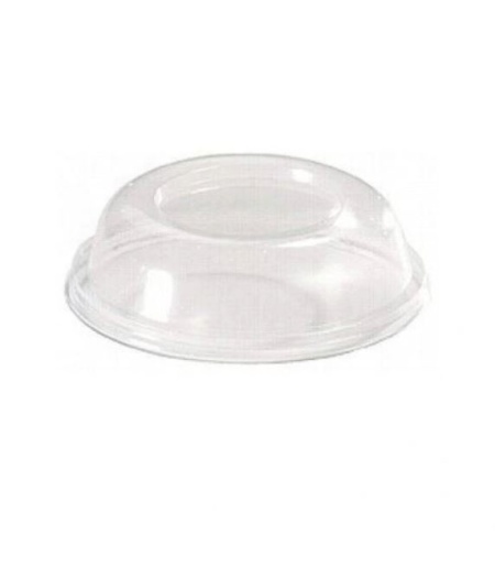 Set 50 capace bombate fara orificiu pentru cupe deserturi 200ml, diametru D95mm