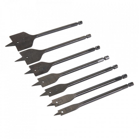 Set 7 freze lemn , otel-carbon, 10-40 mm , Silverline