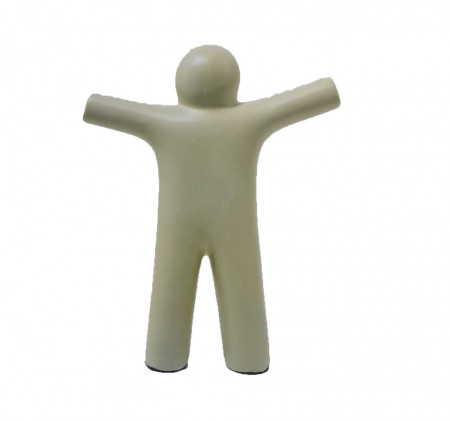 Statueta decorativa ceramica, 25.5 x 20 cm, crem, The Friend Cream