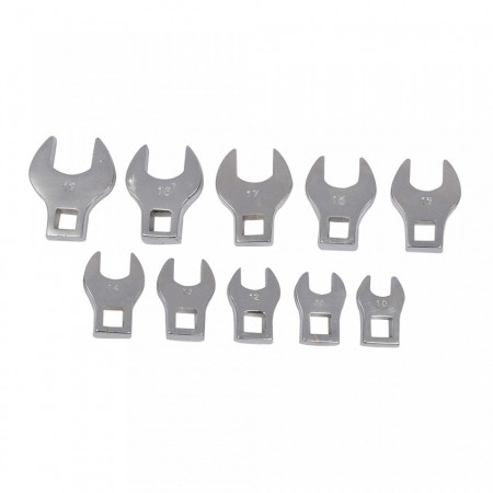 Set 10 chei fixe mini, 10 - 19 mm, spatii greu accesibile, Silverline