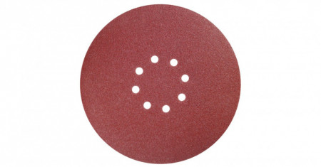 Set 5 discuri abrazive perforate slefuit pentru girafa , 225 mm , granulatie 100 , 8 gauri aspiratie, Dedra