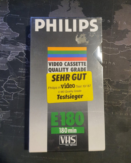 Caseta video VHS, E180, PHILIPS