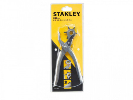 Dispozitiv metal gauri curele, 3, 3.2, 3.5, 4, 4.5, 5mm, 22 cm, Stanley