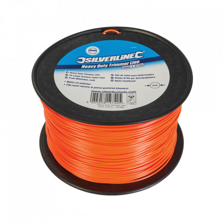 Guta trimmer Heavy Duty , 2.4mm , 262 M , Silverline Heavy Duty Trimmer Line