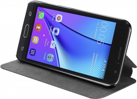 Husa de protectie tip carte, inchidere magnetica, buzunare carduri/bani, Nokia 3, Azuri