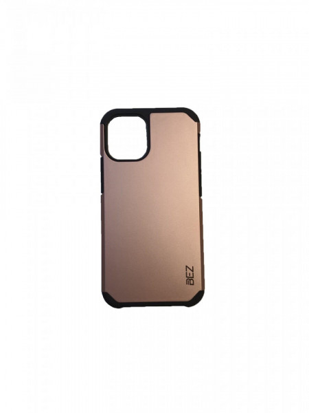 Husa protectie silicon-pvc antisoc compatibila Iphone 12 mini 5.4", Rose Gold, roz pal, BEZ
