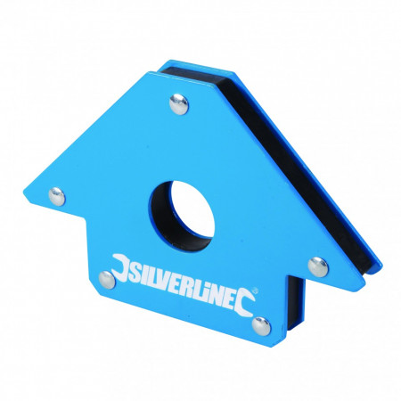 Magnet pentru sudura Silverline 100mm 45 °  90 °  135 ° , Silverline Welding Magnet
